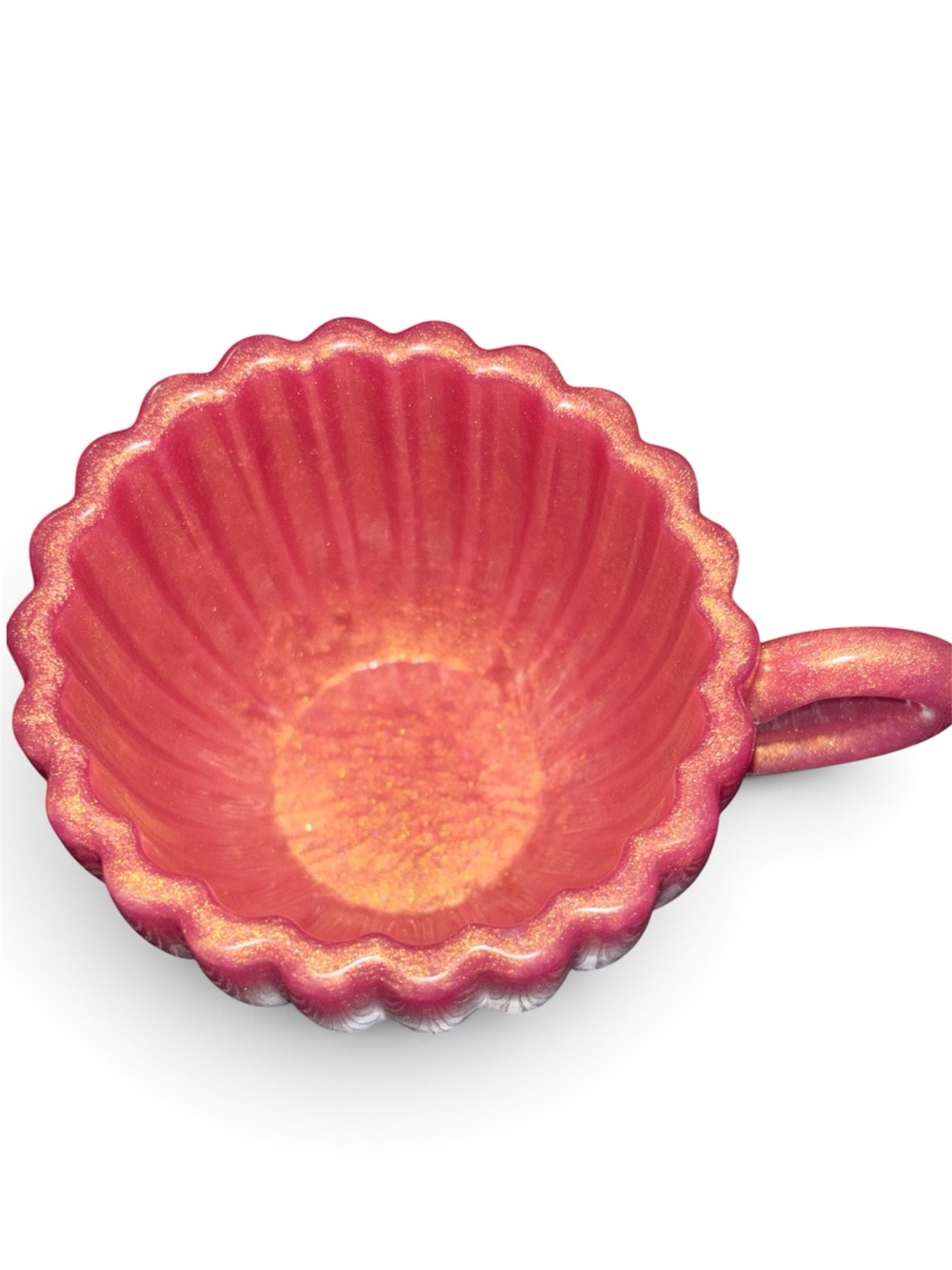 NORE’S NOVELTIES Handcrafted Espresso Cup & Saucer Set/ Trinket Holder - Picture 8 of 11